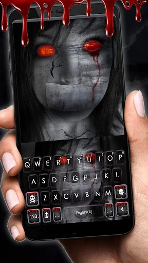 Creepy Devil Keyboard Theme screenshot 1