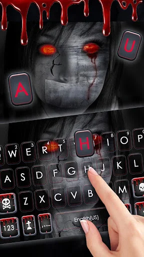 Creepy Devil Keyboard Theme screenshot 2