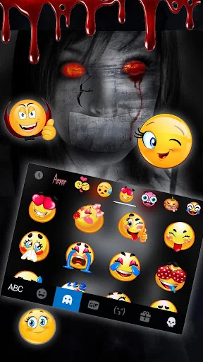Creepy Devil Keyboard Theme screenshot 3