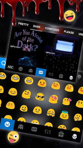 Creepy Devil Keyboard Theme screenshot 4