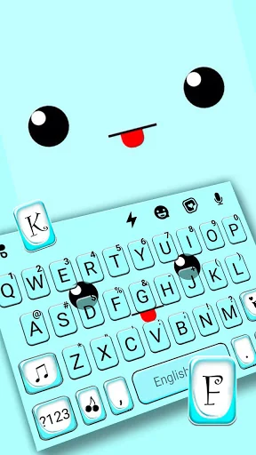 Cute Face Tongue Theme
