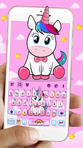 Cute Rainbow Unicorn Theme