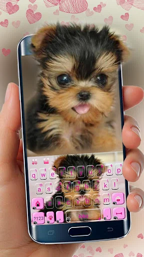 Cute Tongue Cup Puppy Keyboard