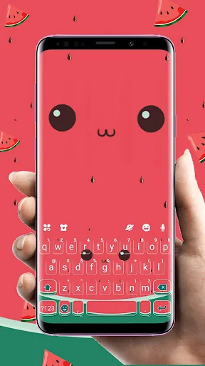 Cute Watermelon Keyboard Theme