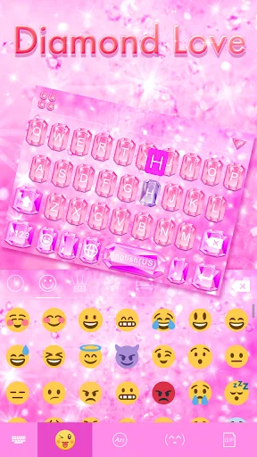 Diamond Love 💎 Keyboard Theme