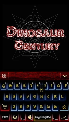 Dinosaur Kika Keyboard Theme