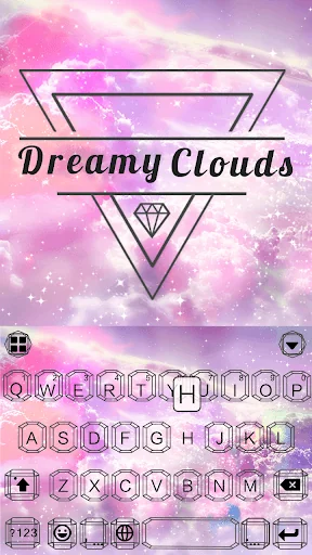 Dreamy Clouds Keyboard Theme screenshot 1