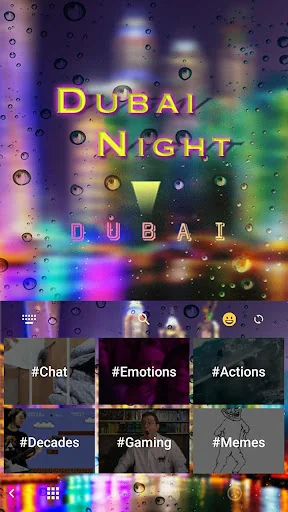 Dubai Night Keyboard Theme screenshot 3