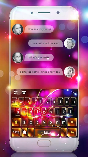 Electric Tech Keyboard Theme