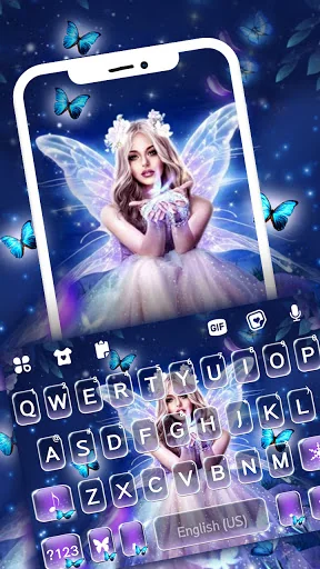 Fairy Princess Keyboard Backgr
