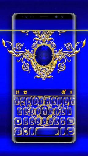 Fancy Baroque Keyboard Backgro