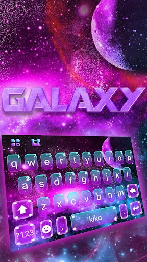 Fantasy Galaxy Keyboard Theme screenshot 1
