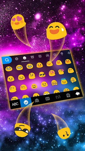 Fantasy Galaxy Keyboard Theme screenshot 3