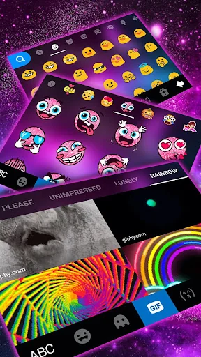 Fantasy Galaxy Keyboard Theme screenshot 4