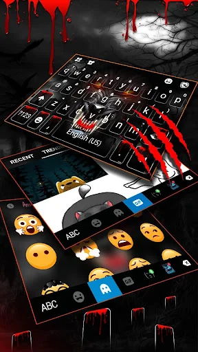 Fierce Wolf Keyboard Theme screenshot 4