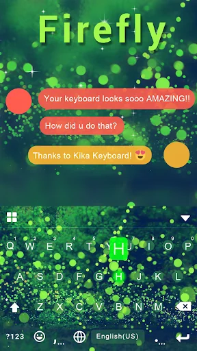 Firefly Kika Keyboard Theme screenshot 1