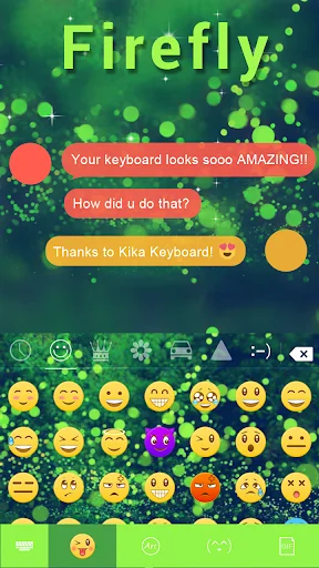 Firefly Kika Keyboard Theme screenshot 2