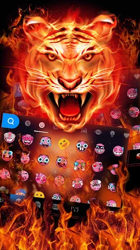Cruel Tiger 3D Keyboard Theme screenshot 3