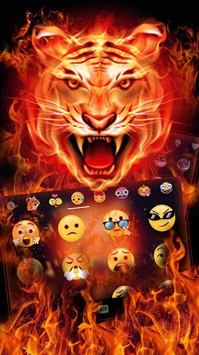 Cruel Tiger 3D Keyboard Theme screenshot 4