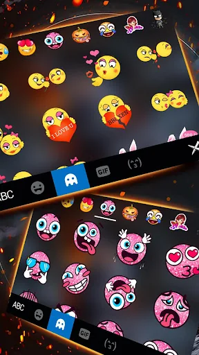 Flaming Wolf Keyboard Theme screenshot 4