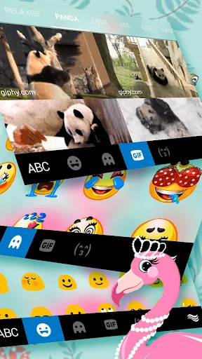 Graceful Flamingo Keyboard The screenshot 4