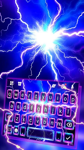 Flash Lightning Keyboard Theme
