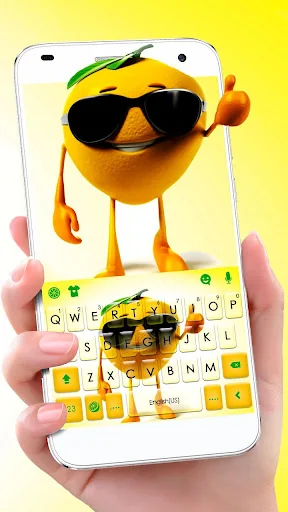 Funny Lemon Keyboard Theme