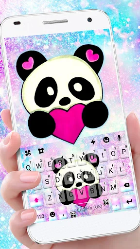 Galaxy Heart Panda Theme