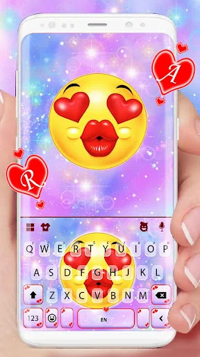 Galaxy Kiss Emoji Keyboard The