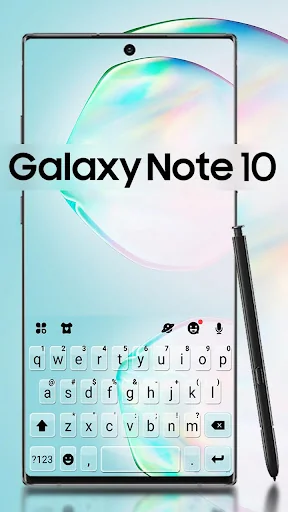 Galaxy Note 10 Keyboard Theme screenshot 1