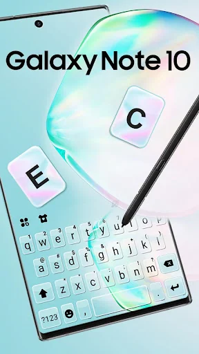 Galaxy Note 10 Keyboard Theme screenshot 2