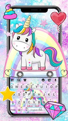 Galaxy Skate Unicorn Theme