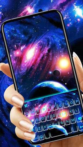 Galaxy 3D Parallax Keyboard Ba