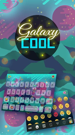 Galaxy Cool Kika Keyboard screenshot 1
