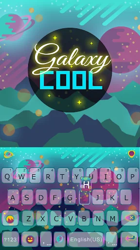 Galaxy Cool Kika Keyboard screenshot 2