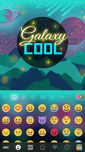 Galaxy Cool Kika Keyboard screenshot 3
