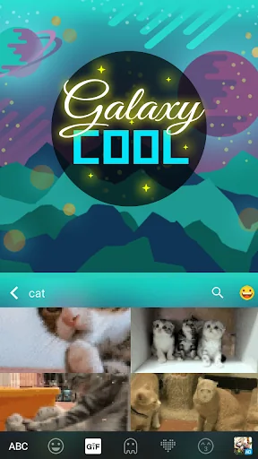 Galaxy Cool Kika Keyboard screenshot 4