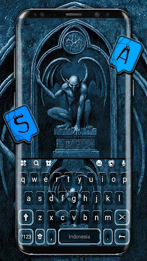 Gargoyle Devil Keyboard Theme