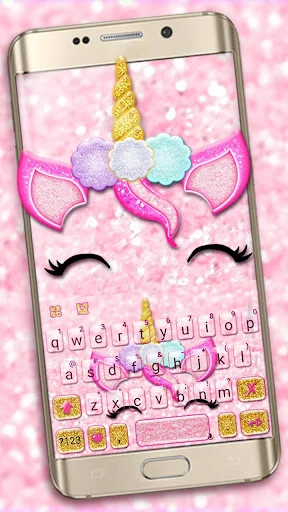 Glisten Unicorn Pinky Keyboard