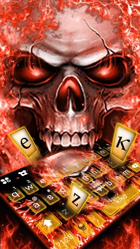 Gloomy Devil Keyboard Theme screenshot 2