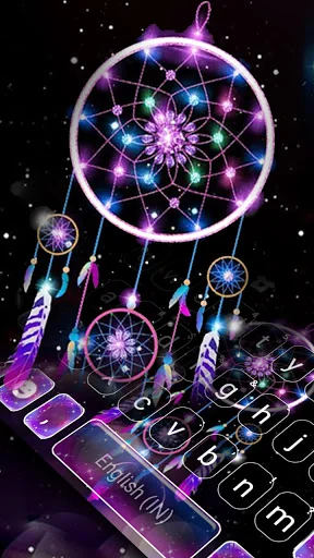 Glow Dreamcatcher Keyboard Bac
