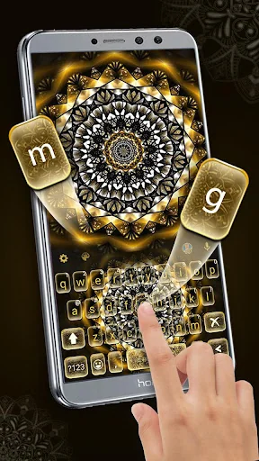 Golden Mandala Keyboard Theme