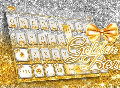 Golden Bow Keyboard Theme screenshot 4