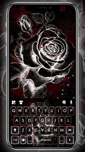 Gothic Bloody Rose Theme