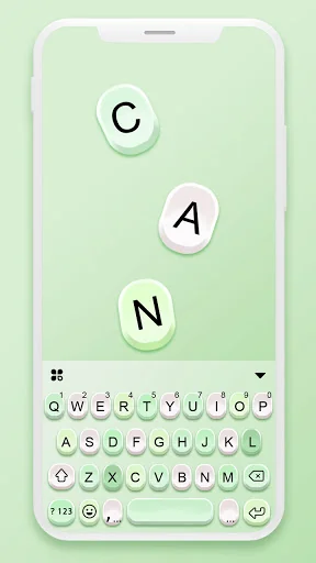 Green Candy Color Keyboard Bac