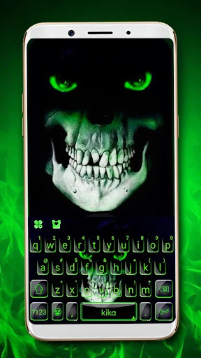 Green Horror Devil Theme screenshot 1