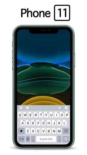 Green Phone 11 Keyboard Theme