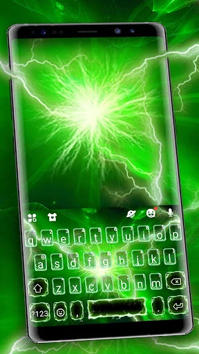 Green Thunderstorm Keyboard Th
