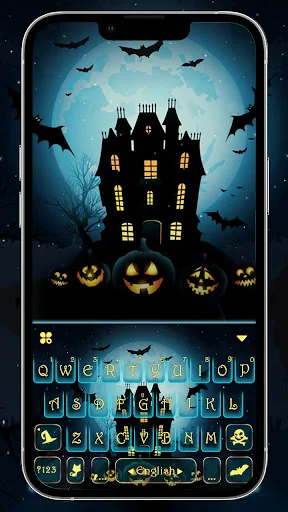 Halloween Ghost Keyboard Theme screenshot 1