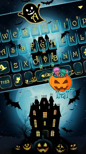 Halloween Ghost Keyboard Theme screenshot 2